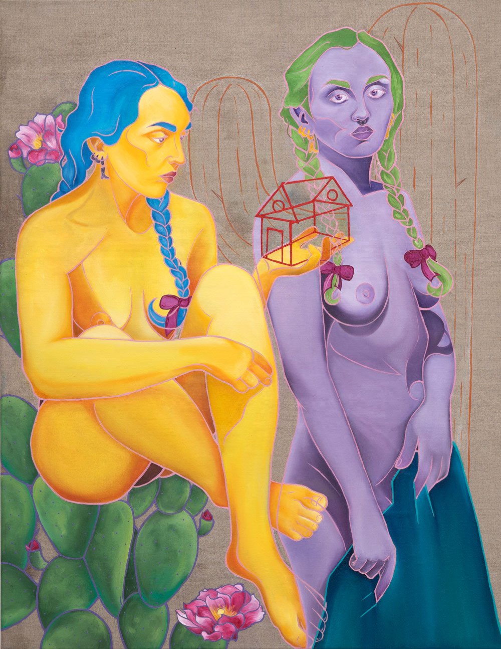 Searching-for-Home_oil-on-linen_90x70x4_2025